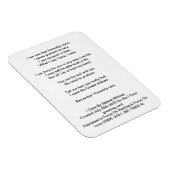 'I Care'-gedicht Magneet (Rechterzijde)