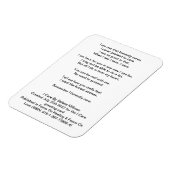 'I Care'-gedicht Magneet (Linkerzijde)