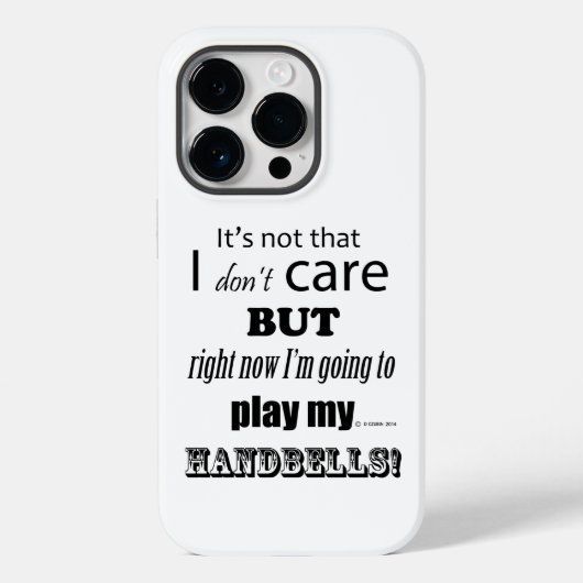 I Care Handbells Hoesje-Mate iPhone Case (Achterkant)