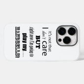 I Care Handbells Hoesje-Mate iPhone Case (Achterkant (horizontaal))