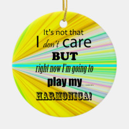 I Care Harmonica Keramisch Ornament