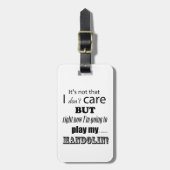 I Care Mandolin Bagagelabel (Voorkant verticaal)