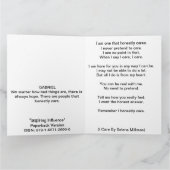 I Care Poem Wenskaart Kaart (Binnen)