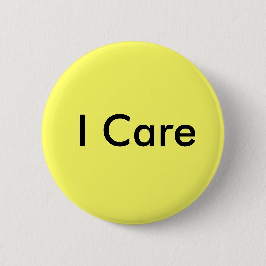 I Care Ronde Button 5,7 Cm (Voorkant)