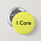 I Care Ronde Button 5,7 Cm (Voorkant /achterkant)