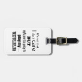 I Care Ukulele Bagagelabel (Voorkant horizontaal)