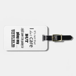 I Care Ukulele Bagagelabel