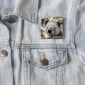 I Care_ Vierkante Button 5,1 Cm (In situ)