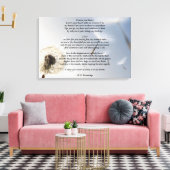 I Carry Your Heart gedicht van E.E. Cummings Canvas Afdruk (Insitu (Woonkamer))