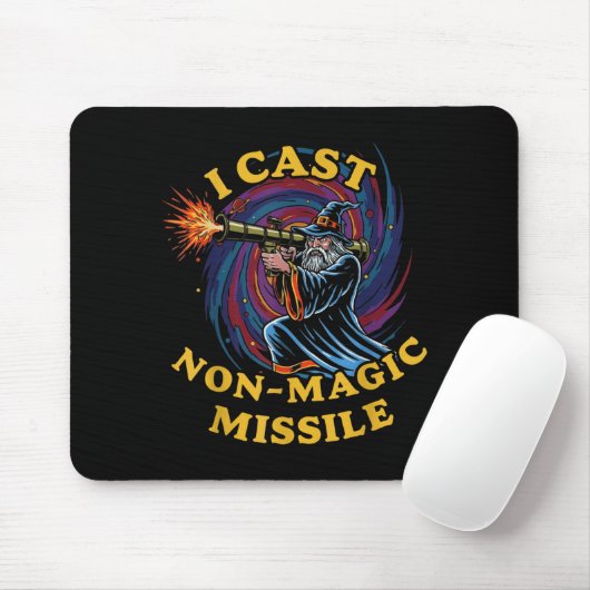 I Cast Non-magic Missile Funny Wizard Parody Meme  Muismat (Met muis)