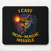 I Cast Non-magic Missile Funny Wizard Parody Meme  Muismat (Voorkant)