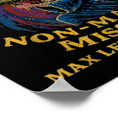 I Cast Non-magic Missile Funny Wizard Parody Meme  Poster (Hoek)