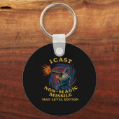 I Cast Non-magic Missile Funny Wizard Parody Meme Sleutelhanger (Voorkant)