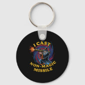 I Cast Non-magic Missile Funny Wizard Parody Meme  Sleutelhanger (Voorkant)