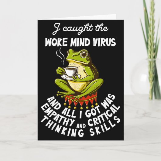 I Caught The Woke Mind Virus And All I Got Was Emp Kaart (Voorkant)