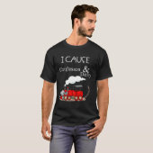 I cause confusion and delay  train kids t-shirt (Voorkant volledig)