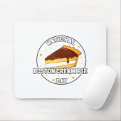 I Celebrate National Boston Cream E Day Food Cake  Muismat (Met muis)