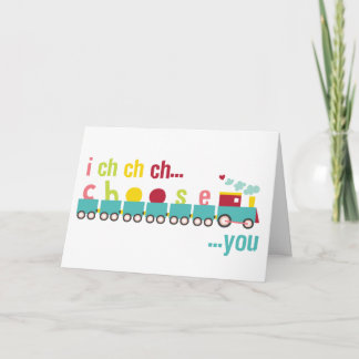 I ch choose you Valentines Card Feestdagen Kaart