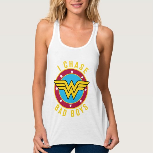 I Chase Bad Boys Tanktop (Voorkant)