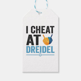I Cheat at Dreidel Funny Jewish Game Holiday Gift Cadeaulabel