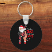 I Check It Once I Check Maybe Twice Sleutelhanger (Voorkant)