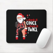 I Check It Once Then I Check It Twice Santa 1989 C Muismat (Met muis)