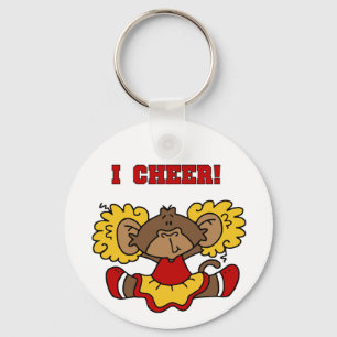I Cheer Red en Gold T-shirts en cadeautjes Sleutelhanger