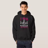 I Cheer Therefore I Am Exhausted Backprint Cheerle Hoodie (Voorkant volledig)