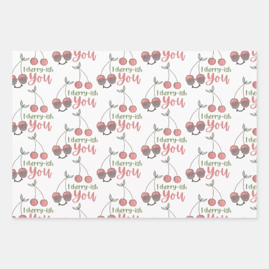 I Cherry-Ish, jij pakt papieren bladen af Inpakpapier Vel (Voorkant)