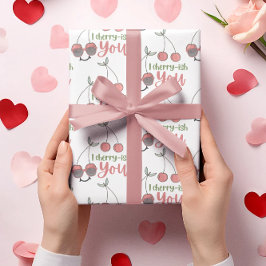 I Cherry-Ish You Wrapping Paper Cadeaupapier
