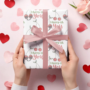 I Cherry-Ish You Wrapping Paper Cadeaupapier