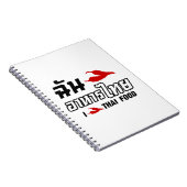 I Chili (Love) Thai Food Notitieboek (Rechterzijde)