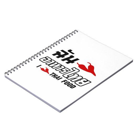 I Chili (Love) Thai Food Notitieboek (Linkerzijde)