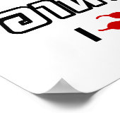 I Chili (Love) Thai Food Poster (Hoek)