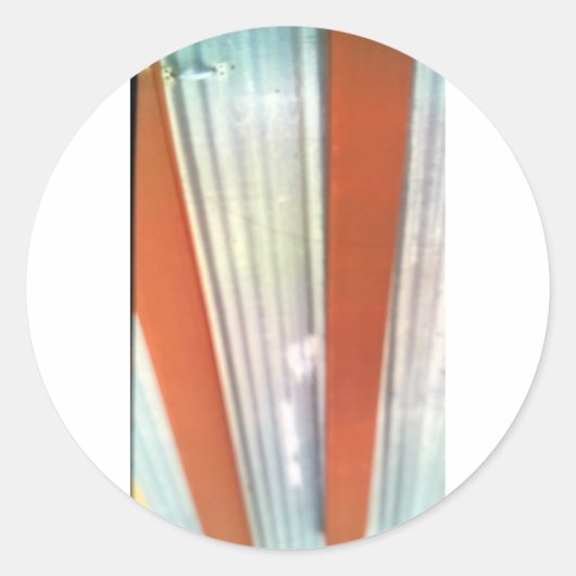 "I-Chinati" Marfa I-Ching Hankamer Artjunkhaus ple Ronde Sticker (Voorkant)