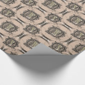 I-Ching Buff-ontwerp Cadeaupapier (Hoek)