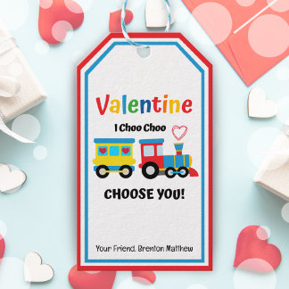I Choo Choo Choose You Classroom Valentine Favor  Cadeaulabel