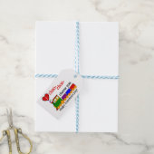 I choo-choo Choose You Valentine's Day Kid's cute Cadeaulabel (Met Touw)