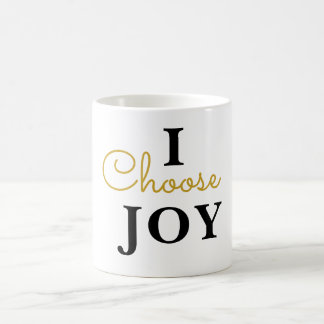 I Choose Joy Minimalist Coffee Mug | Modern Inspir Koffiemok