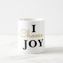 I Choose Joy Modern Minimalist Mug