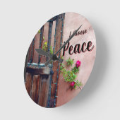 I Choose Peace Round Clock Ronde Klok (Hoek)