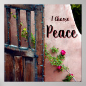 I Choose Peace Square Poster (Voorkant)