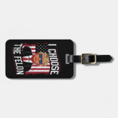 I Choose The Felon Funny Trump US Election Bagagelabel (Voorkant horizontaal)