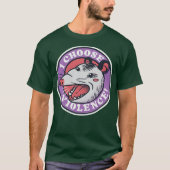 I Choose Violence Skunk Opossum by Tobe Fonseca T-shirt (Voorkant)