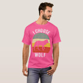 I Choose Wolf T-shirt (Voorkant volledig)