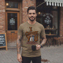 I Choose You Coffee T-shirt