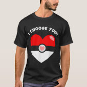 I Choose You Heart Valentine Gamer Shirt (Voorkant)