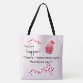 "I chose snacks over Valentines" Tote Tote Bag (Voorkant)