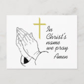 I Christus's naam Briefkaart (Voorkant)