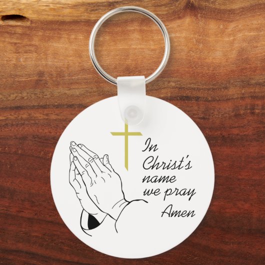 I Christus's naam Sleutelhanger (Voorkant)